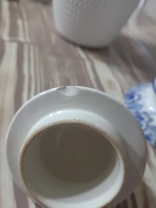 Jarrón Holandés Delf. Azul y Blanco vintage.