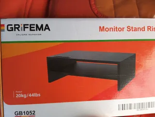 Soporte elevador monitor/PC/tablet negro