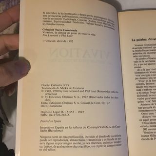Vivation, La ciencia de gozar de toda tu vida 1992