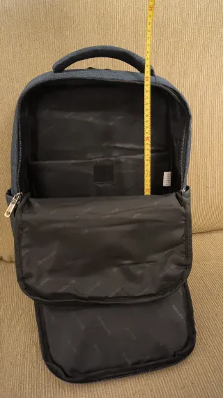 Mochila Portátil Negra y Gris