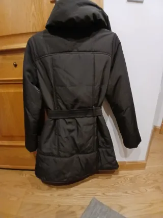 Plumífero mujer marrón