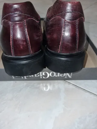 Scarpe uomo eleganti marrone/rosse