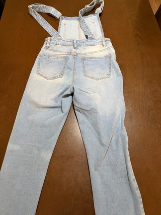 Pichi vaquero elástico mujer