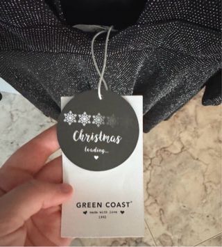 Vestido fiesta lentejuelas negro