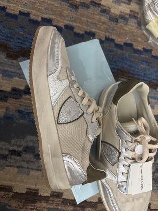 Philippe Model 44 Beige/Argento Sneakers