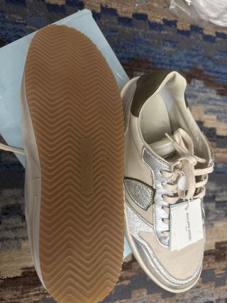 Philippe Model 44 Beige/Argento Sneakers