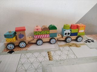 Juguetes infantiles de madera