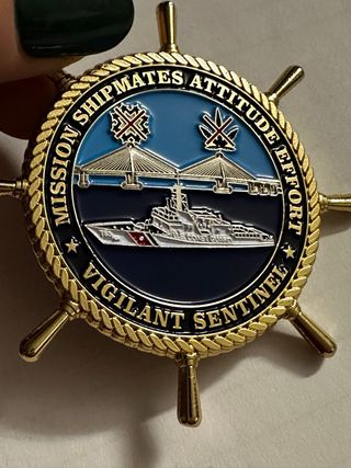 Medaglia USCGC Hamilton WMSL 753