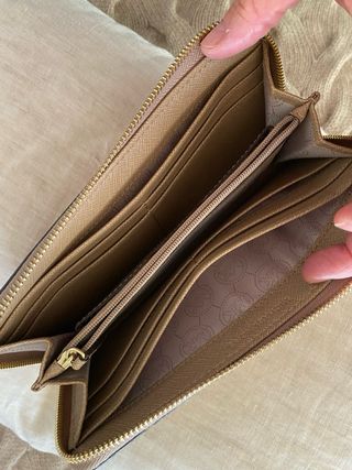 Michael Kors Cartera Piel Saffiano Beige