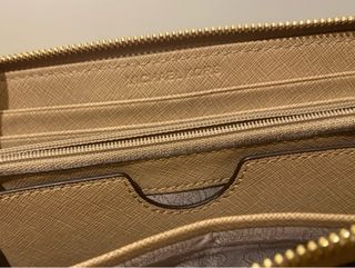 Michael Kors Cartera Piel Saffiano Beige