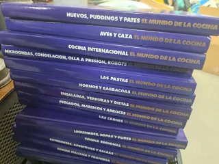 Coleccion libros recetas El mundo de la cocina