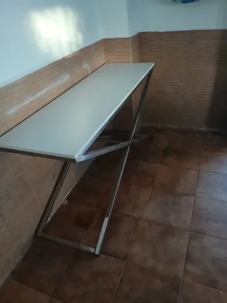 Mesa de centro moderna metal y cristal