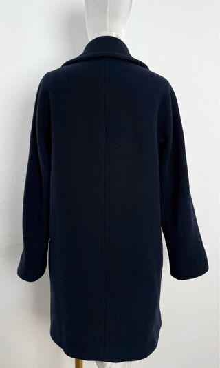 Abrigo Max Mara Lana Azul Talla M