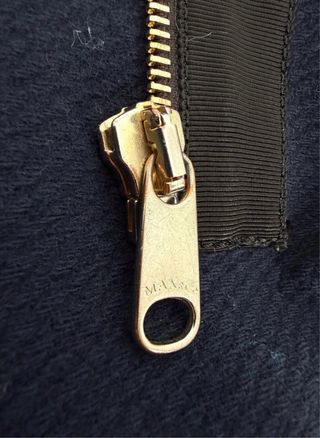 Abrigo Max Mara Lana Azul Talla M