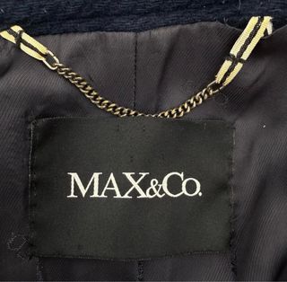 Abrigo Max Mara Lana Azul Talla M