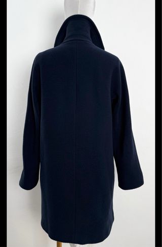 Abrigo Max Mara Lana Azul Talla M