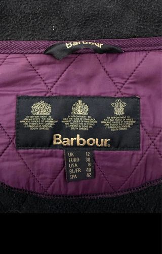 Abrigo Barbour Morado Talla M