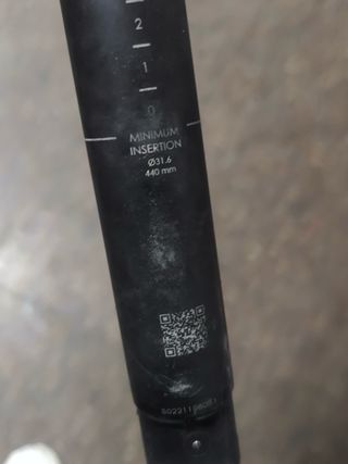 Tija telescópica para bicicleta