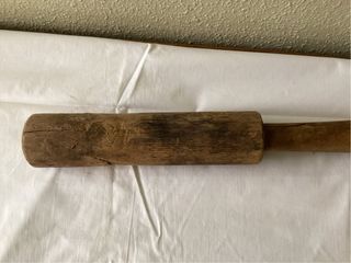 Mazo de madera antiguo