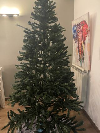 Árbol de Navidad artificial verde