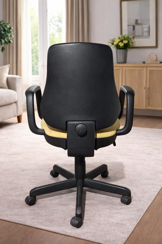 Silla de oficina moderna amarilla