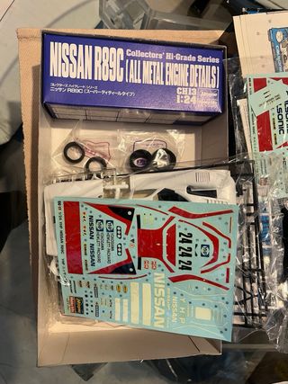 Exclusivo Nissan R89C Hasegawa 1/24 Metal