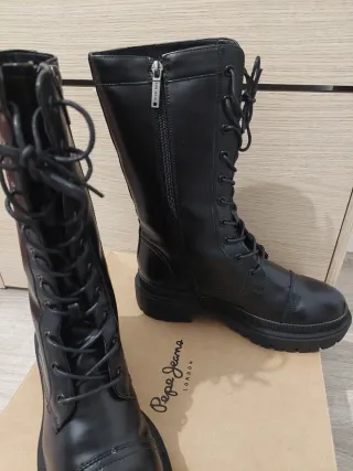 Botas Pepe Jeans Negras Talla 38