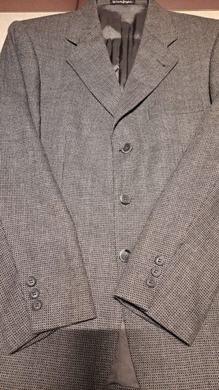 Chaqueta Emidio Tucci Lana Virgen Marrón/Gris