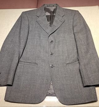 Chaqueta Emidio Tucci Lana Virgen Marrón/Gris