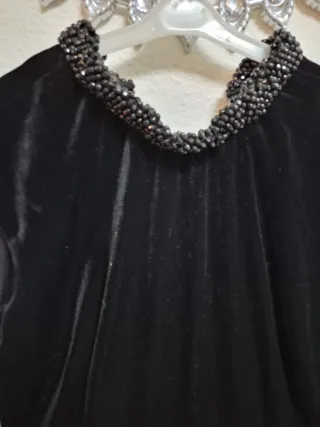 Vestido Fiesta Negro y Rojo Talla M