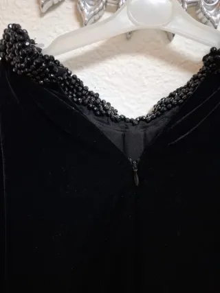 Vestido Fiesta Negro y Rojo Talla M