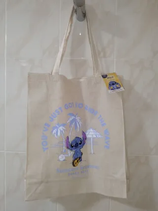 Bolso Tote Stitch Primark Beige