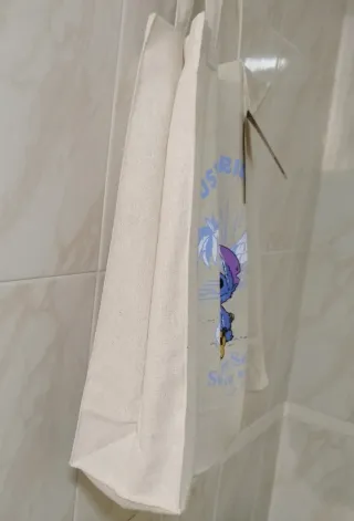 Bolso Tote Stitch Primark Beige