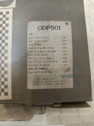 Pastillas Freno Delanteras Ford escort/orion