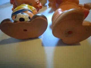 Lote 5 pupazzi in gomma vintage