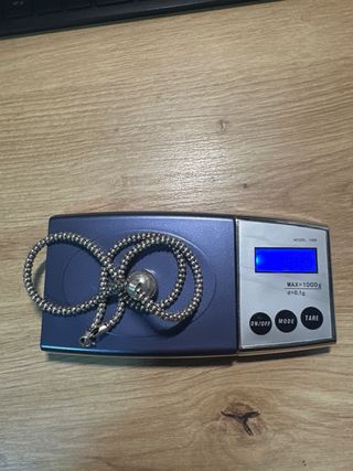 Collar de plata con colgante de bola