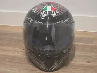 Casco AGV K3 Negro con Diseño