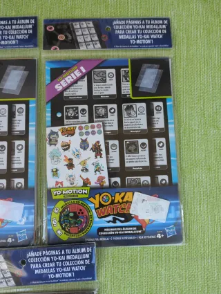 Lote Páginas Álbum Yo-Kai Watch Serie 1