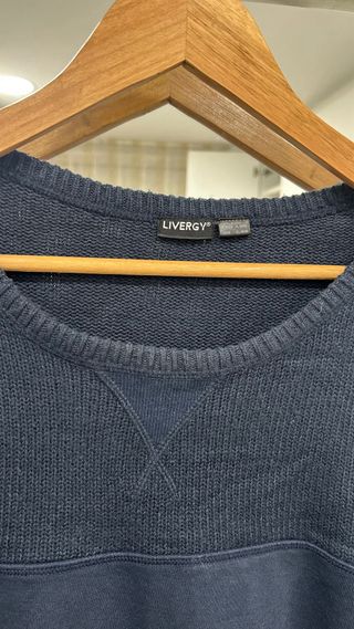 Jersey LIVERGY azul marino Talla M