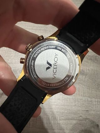 Reloj Viceroy Cronógrafo Negro y Dorado