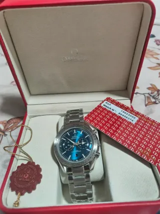 Omega Speedmaster Esfera Azul Acero Inoxidable