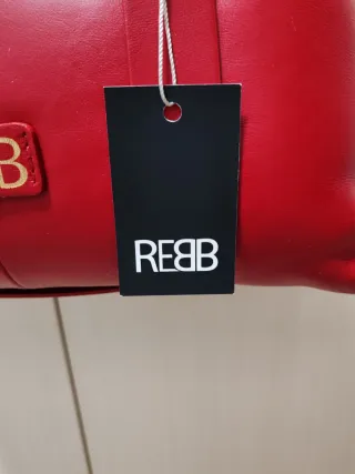 Borsa Rebb rossa in pelle
