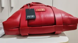 Borsa Rebb rossa in pelle
