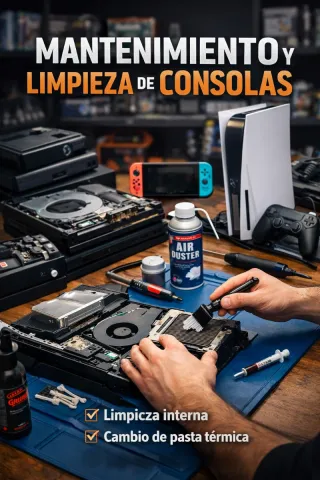 Mantenimiento y limpieza consolas