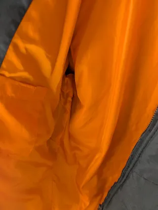 Chaqueta Adidas Puffer Azul Naranja Talla S