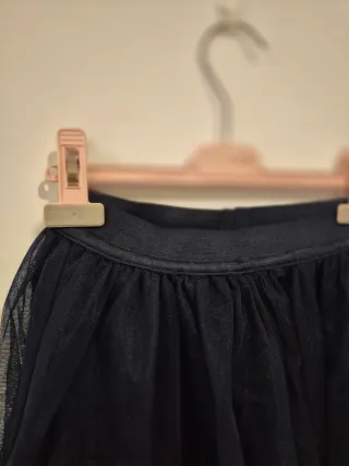 Falda tul mujer azul marino