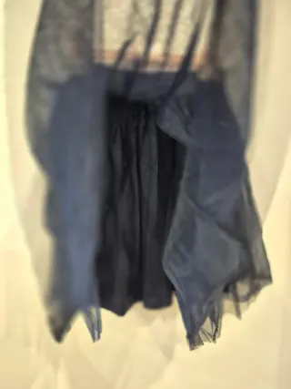 Falda tul mujer azul marino