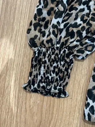 Blusón estampado animal print