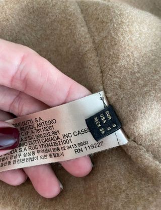 Abrigo Massimo Dutti Marrón