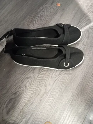 Zapatos planos negros mujer talla 37